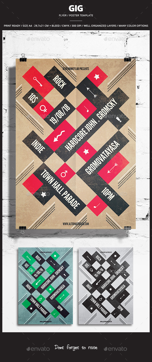 Gig Flyer / Poster 1 - Events Flyers