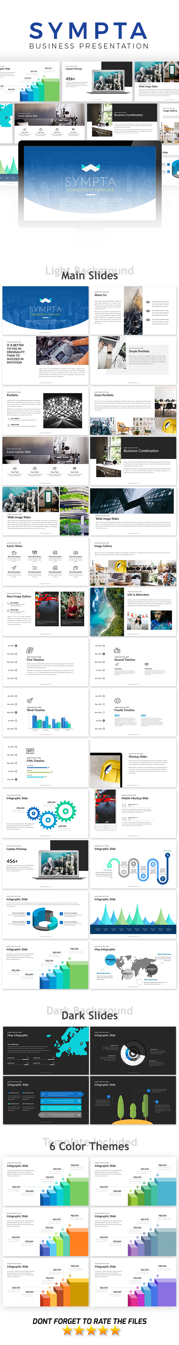 Sympta Presentation Template - Business PowerPoint Templates