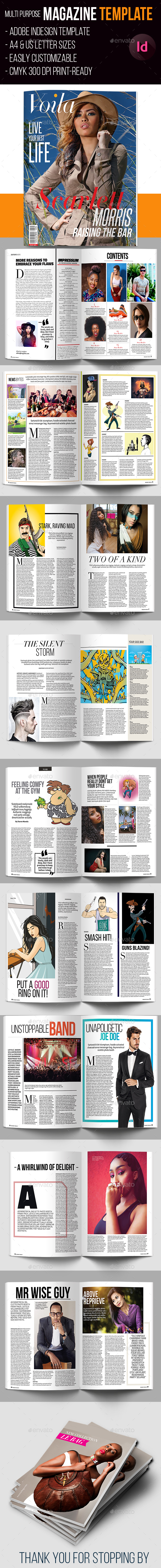 Magazine Template - Print Templates