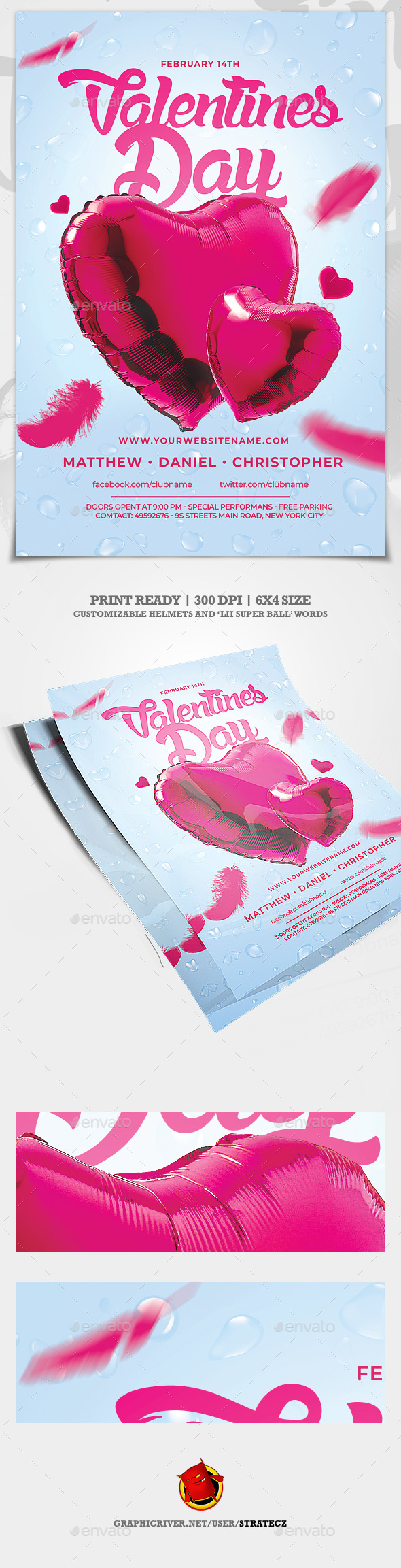 Valentines Day - Print Templates