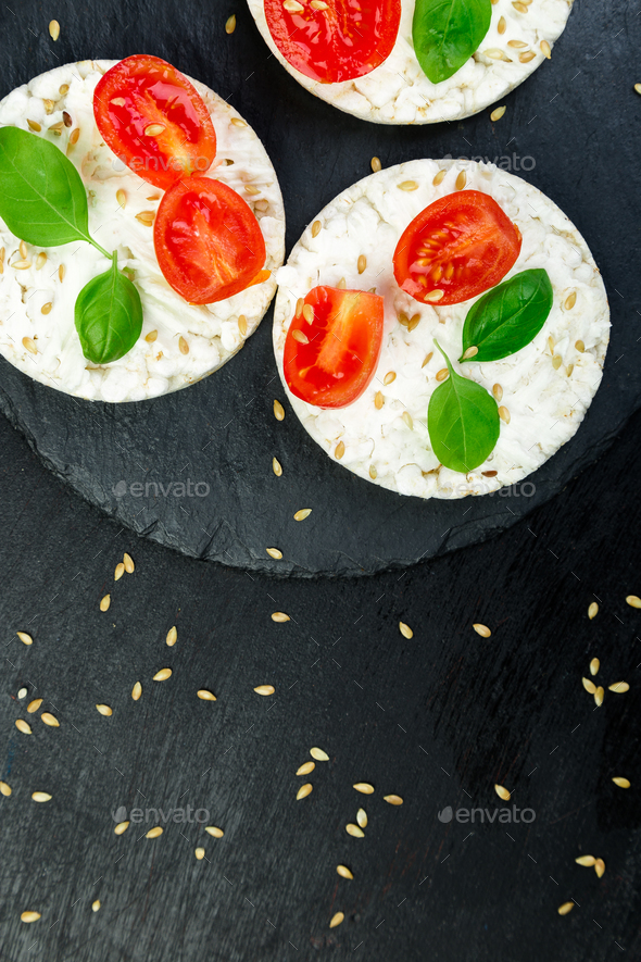 Healthy Rice Cakes. - Stock Photo - Images