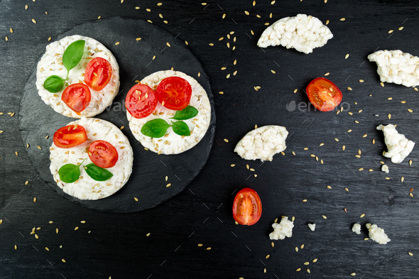 Healthy Rice Cakes. - Stock Photo - Images