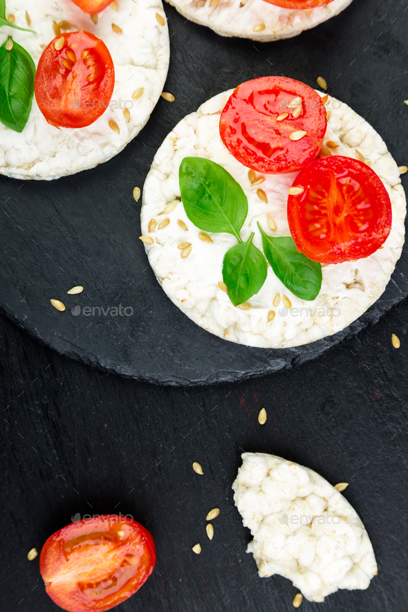 Healthy Rice Cakes. - Stock Photo - Images