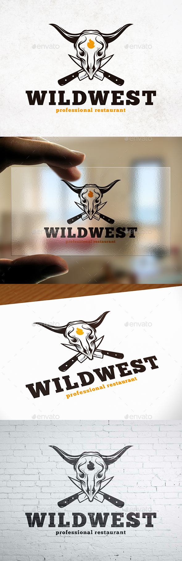Wild West Restaurant Logo - Restaurant Logo Templates