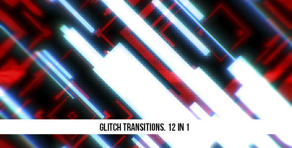 Glitch Transitions 12-in-1