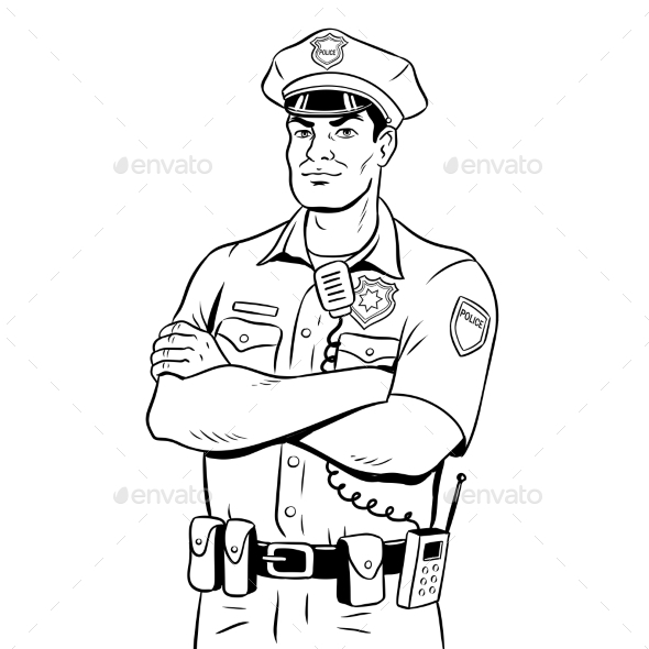 Free Policeman-cartoon Clipart - Police Man - Free Transparent PNG Clipart  Images Download
