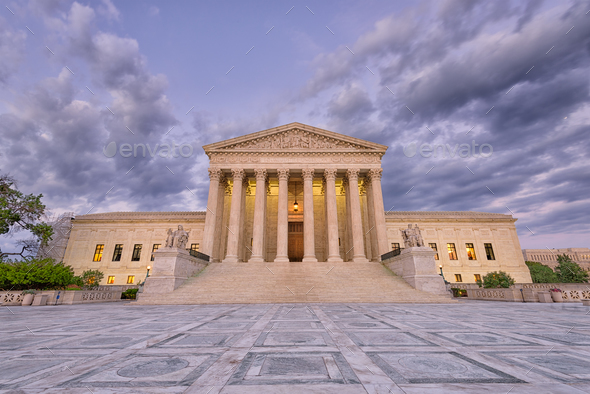Supreme Court of the USA - Stock Photo - Images