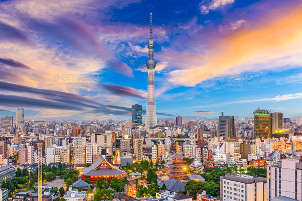 Tokyo Japan Skyline Stock Photo By Seanpavonephoto Photodune