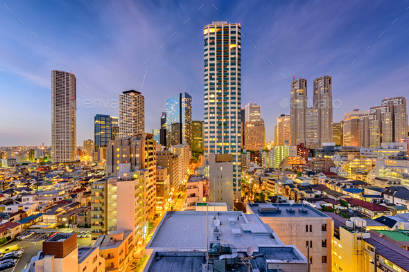 West Shinjuku Tokyo Skyline Stock Photo By Seanpavonephoto Photodune