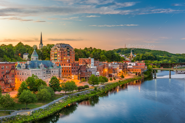 Augusta Maine Skyline Stock Photo by SeanPavone PhotoDune Augusta Maine Skyline Stock Photo by SeanPavone PhotoDune