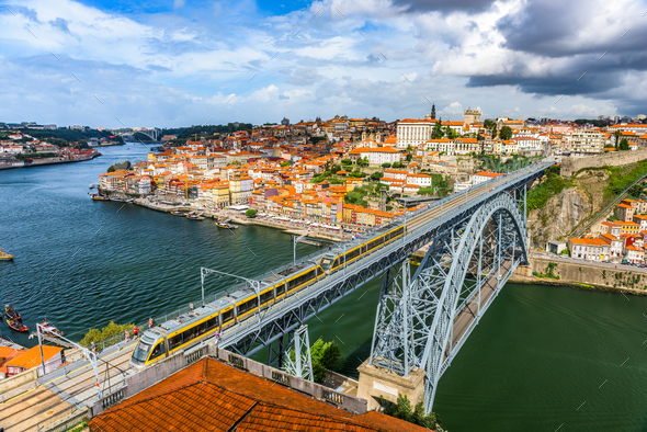 Porto, Portugal Skyline Stock Photo by SeanPavonePhoto | PhotoDune