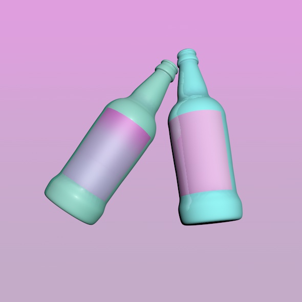 Neon Bottle - 3Docean 21238956