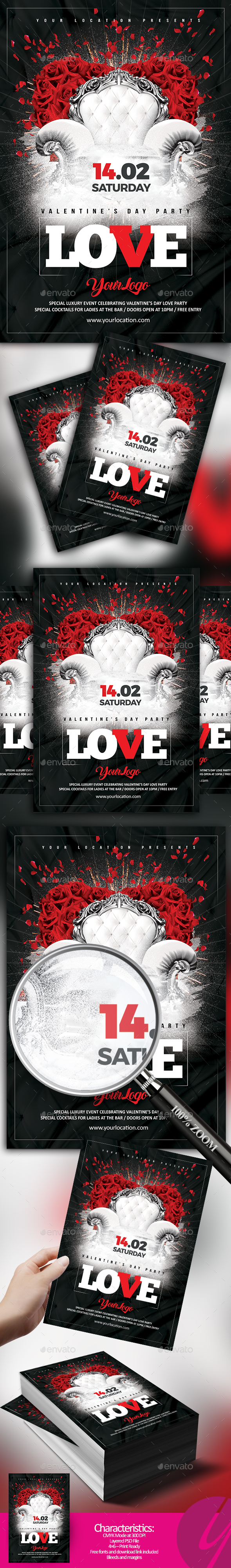 Valentine Love Party - Clubs & Parties Events