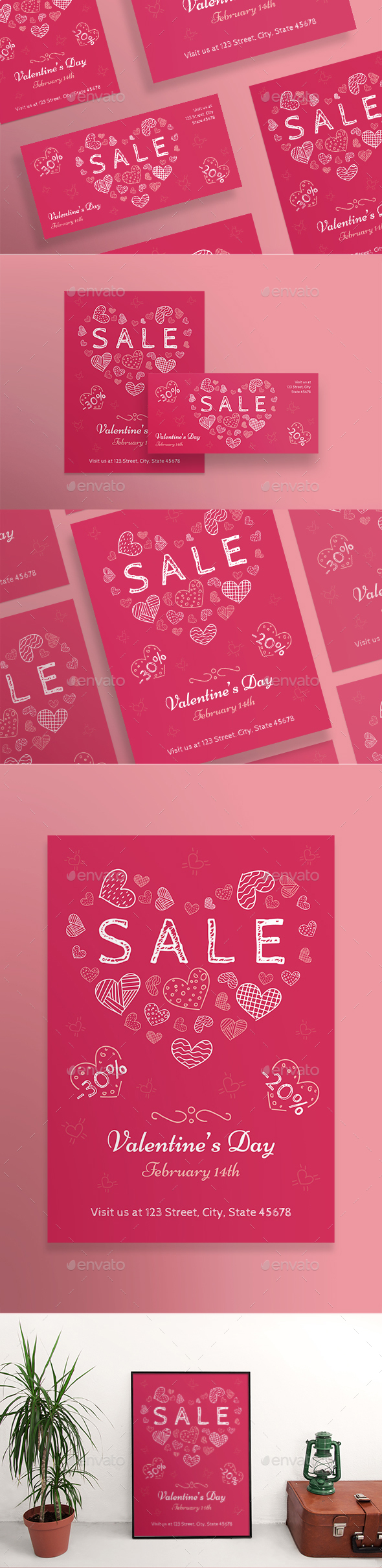 Valentine's Day Flyers - Holidays Events