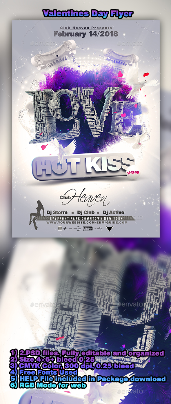 Valentines Day Flyer - Events Flyers