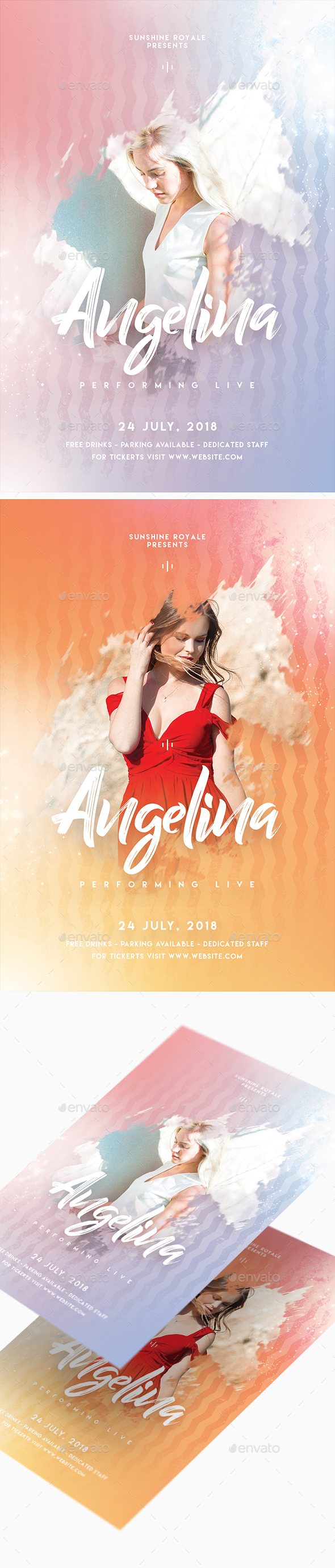 Artist Live Performance Flyer - Clubs & Parties Events