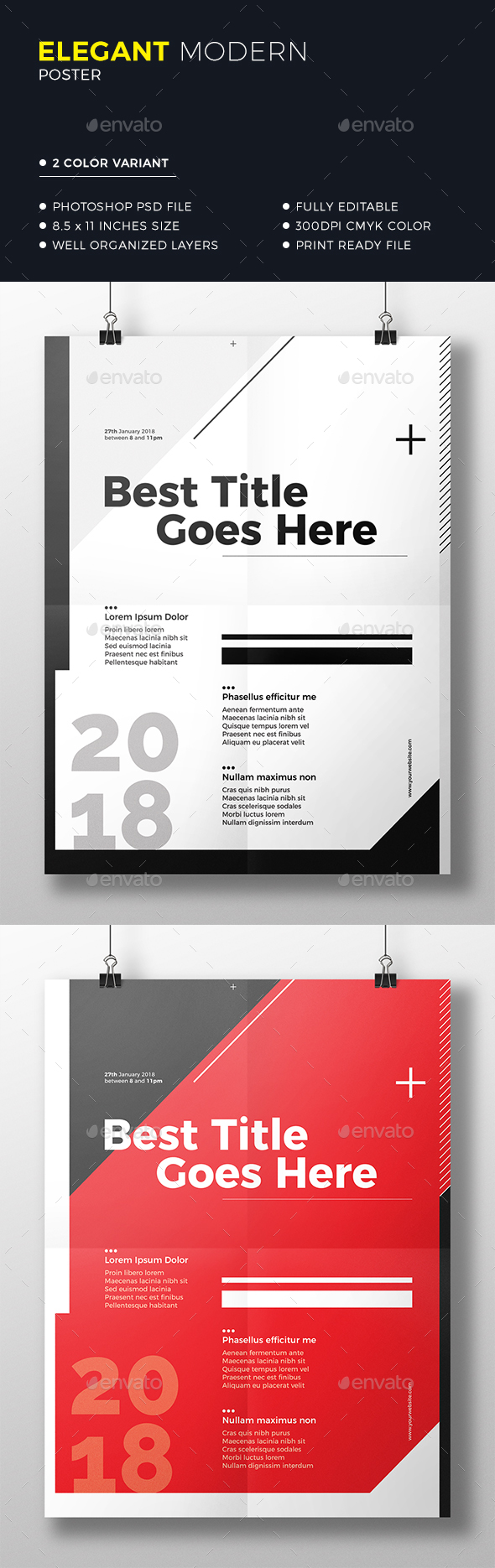 Clean Minimal Poster - Miscellaneous Events