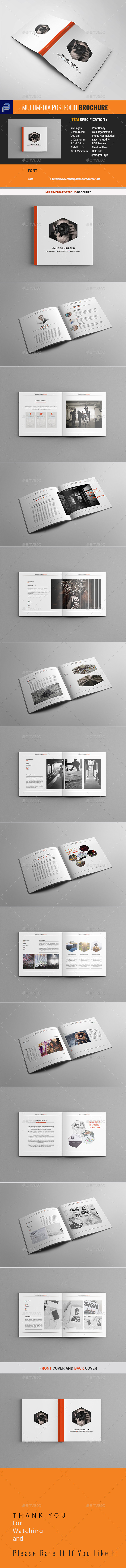 Multimedia Portfolio Brochure - Portfolio Brochures