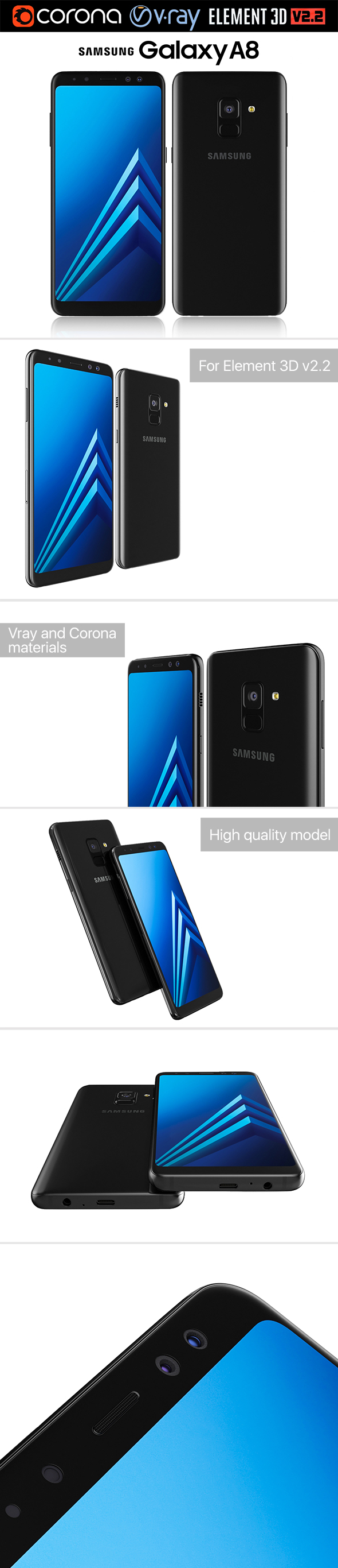 Samsung Galaxy A8 - 3Docean 21243001