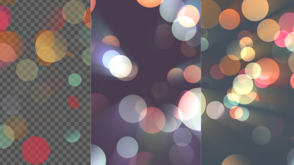 Colored  Bokeh Shine Loop