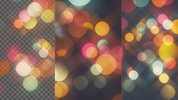 Sweet Colors Bokeh Background And Overlay Loop