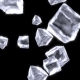 Ice Cubes Falling on Black - VideoHive Item for Sale