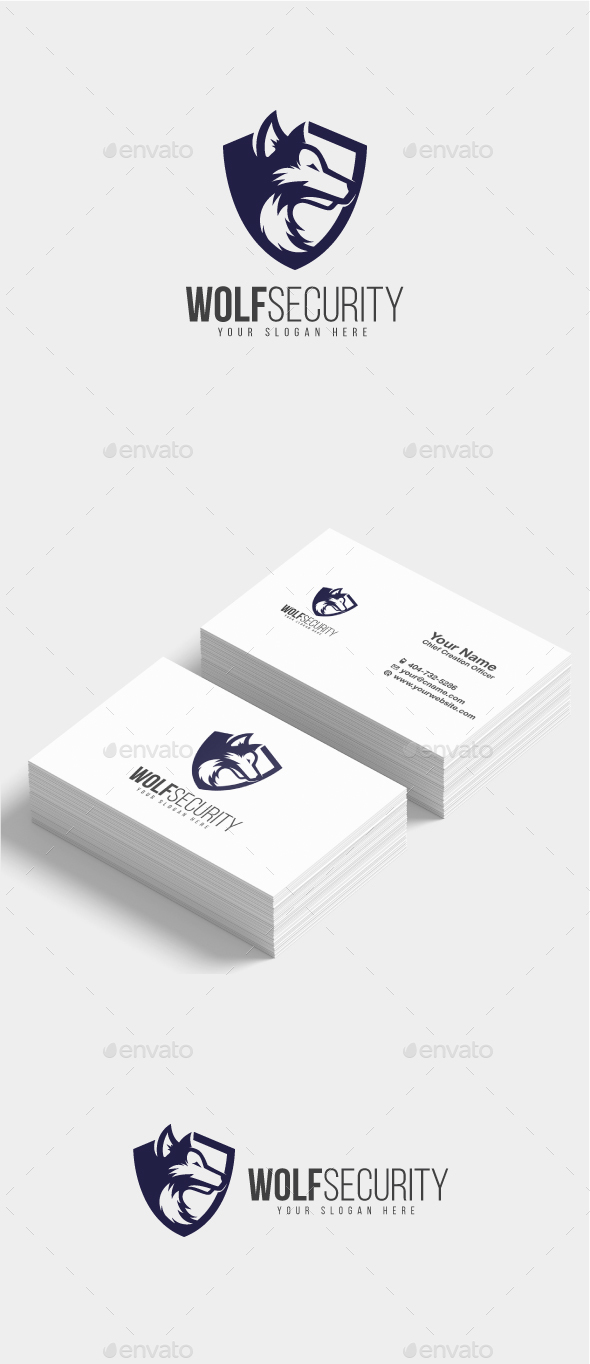 Wolf Security Logo - Animals Logo Templates