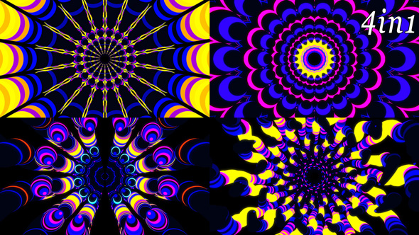 Pulsing Color - VJ Loop Pack (4in1) alt
