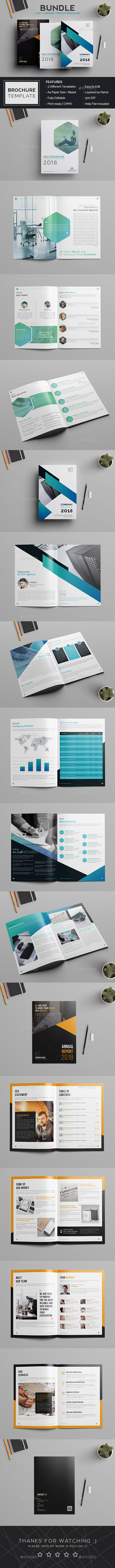 Company Profile - Brochures Print Templates