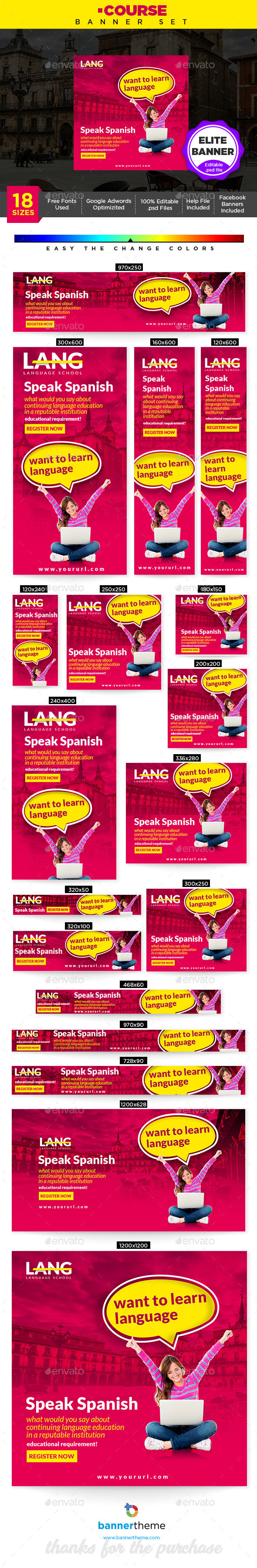 Course Banner - Banners & Ads Web Elements