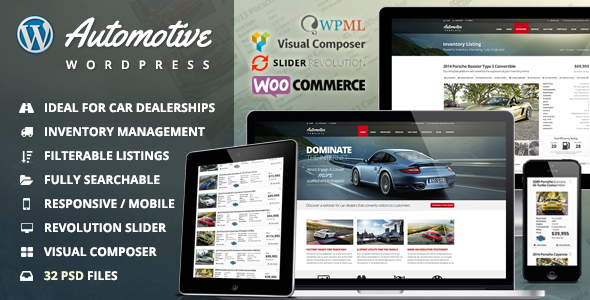 Automotive Car Dealership Business WordPress Theme by themesuite