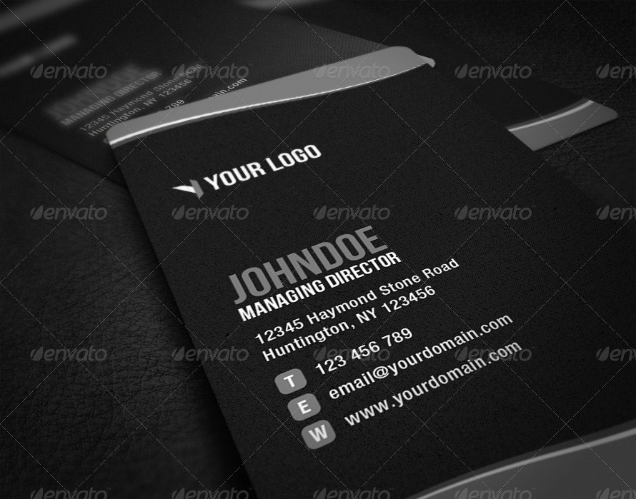 Sleek Rounded Corner Business Card V2 by glenngoh | GraphicRiver