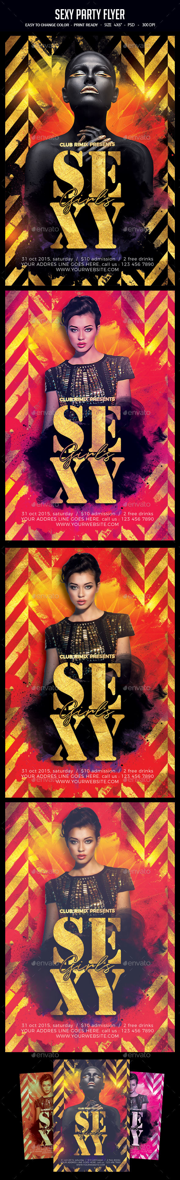 Sexy Party Flyer - Clubs & Parties Events