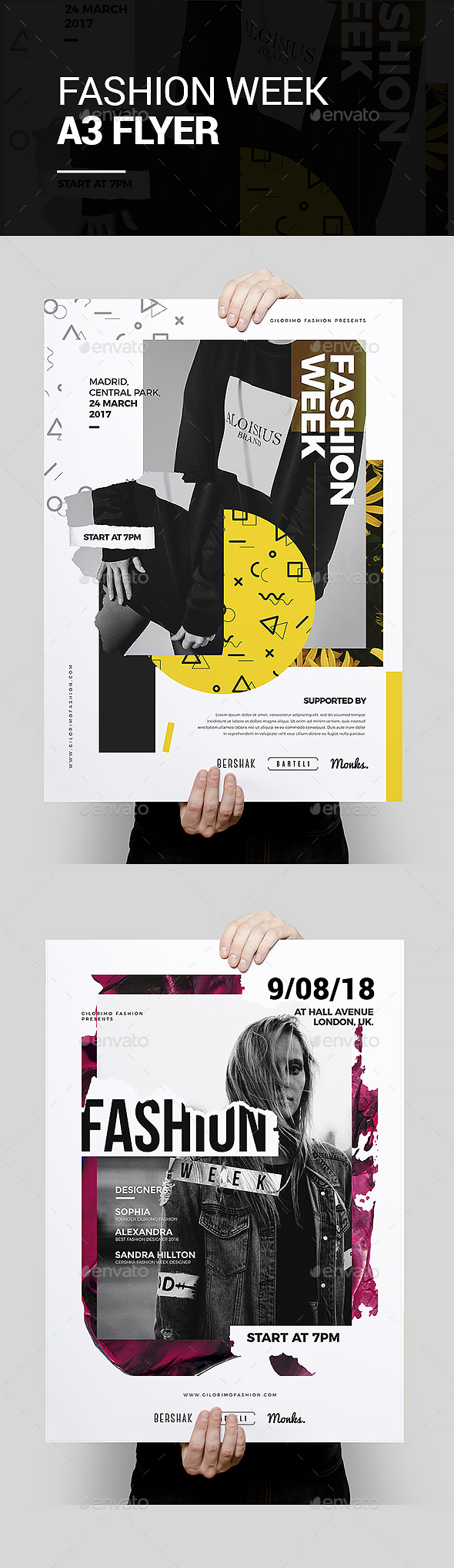 Fashion Week Flyer Poster Template - Events Flyers