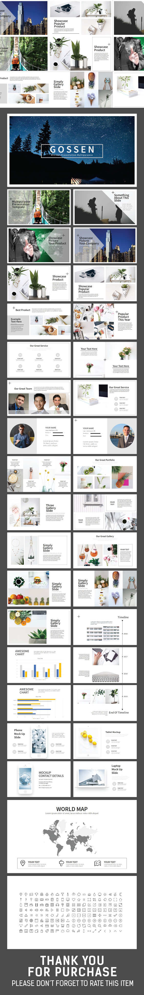 Gossen Minimal Presentation - Creative PowerPoint Templates