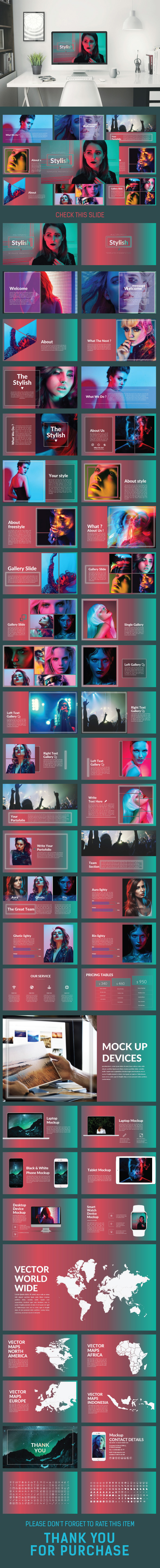 Stylish Google Slide Template - Google Slides Presentation Templates