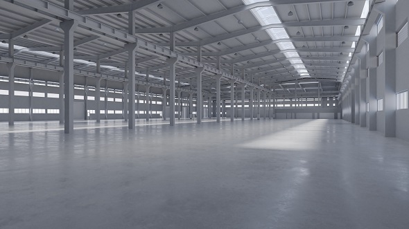 Factory Hall Interior - 3Docean 21246602