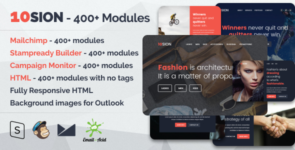ThemeForest 10SION Responsive Email with Mailchimp Editor StampReady Builder & Online Composer 20299979 ThemeForest 10SION Responsive Email with Mailchimp Editor StampReady Builder & Online Composer 20299979
