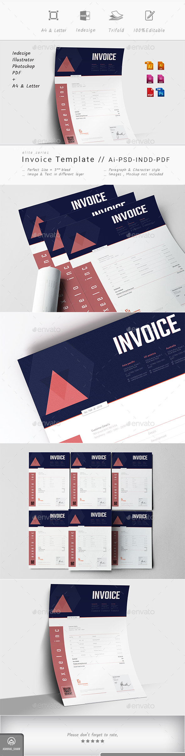 Invoice - Proposals & Invoices Stationery
