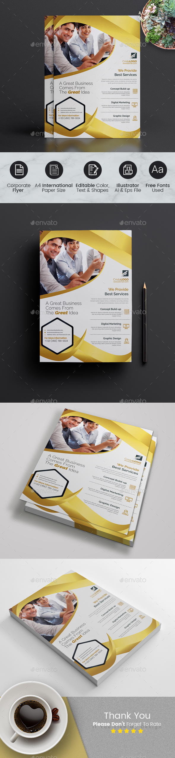 Corporate Flyer Template - Corporate Flyers