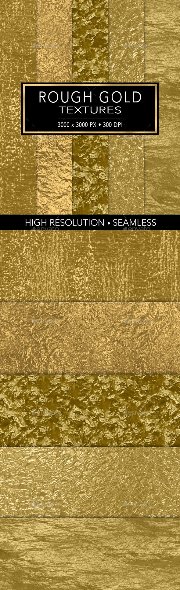 Rough Gold Textures - Metal Textures