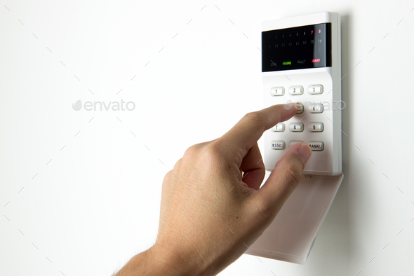 Home alarm system - Stock Photo - Images