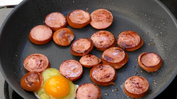 Toasted Pieces of Sausage To Knock Out Eggs