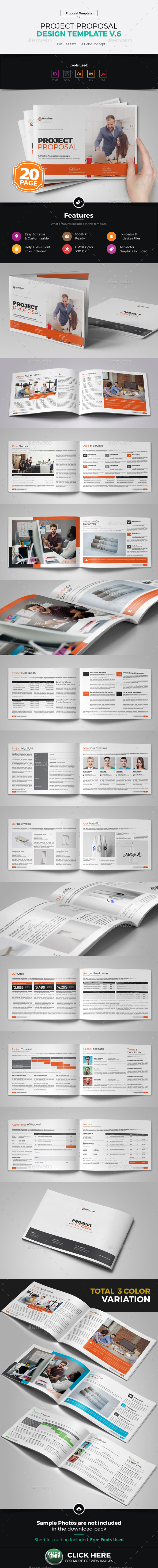 Project Proposal Design v6 - Proposals & Invoices Stationery