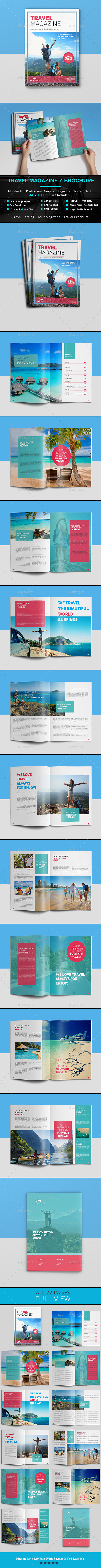 Travel Magazine / Cataloge - Magazines Print Templates