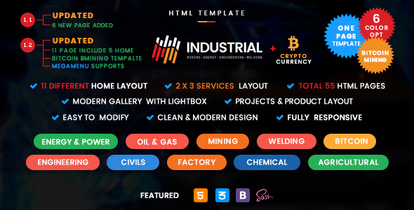 Industrial - Industry and Engineering Services Template - Business Corporate