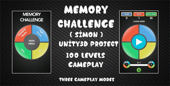 Memory Challenge Simon - CodeCanyon 21250500