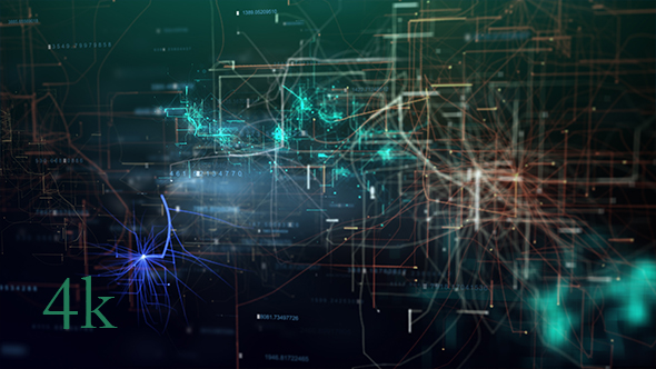VideoHive Futuristic HUD Network Background 21250609 VideoHive Futuristic HUD Network Background 21250609