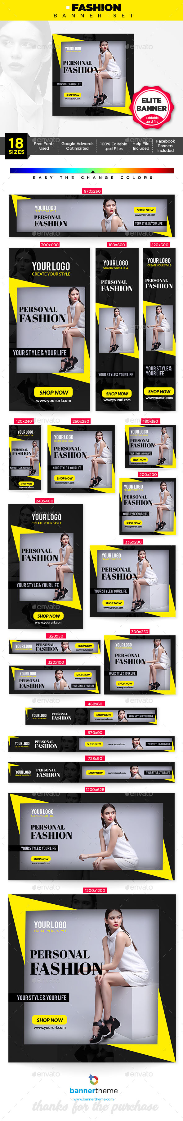 Fashion Banner - Banners & Ads Web Elements