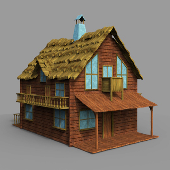 Wood House ( - 3Docean 21251222